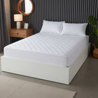 OLIVIA ROCCO Egyptian Cotton Quilted Waterproof Mattress Protector Extra Deep Deep Fitted Easy-Care Protection - Joe’s Haven