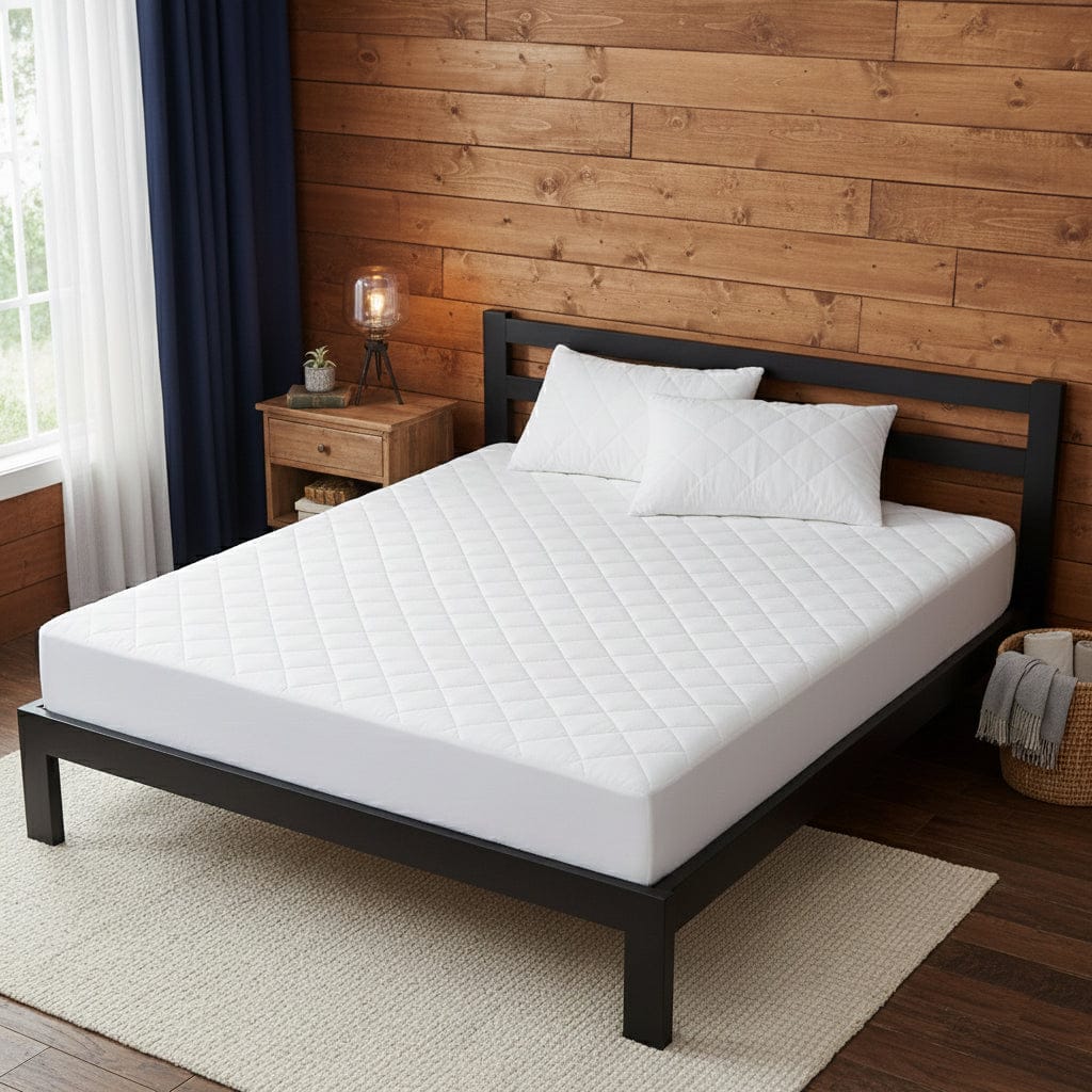 OLIVIA ROCCO Quilted Extra Deep Mattress Protector Microfibre Top Waterproof Reverse - Joe’s Haven