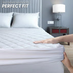 OLIVIA ROCCO Quilted Extra Deep Mattress Protector Microfibre Top Waterproof Reverse - Joe’s Haven