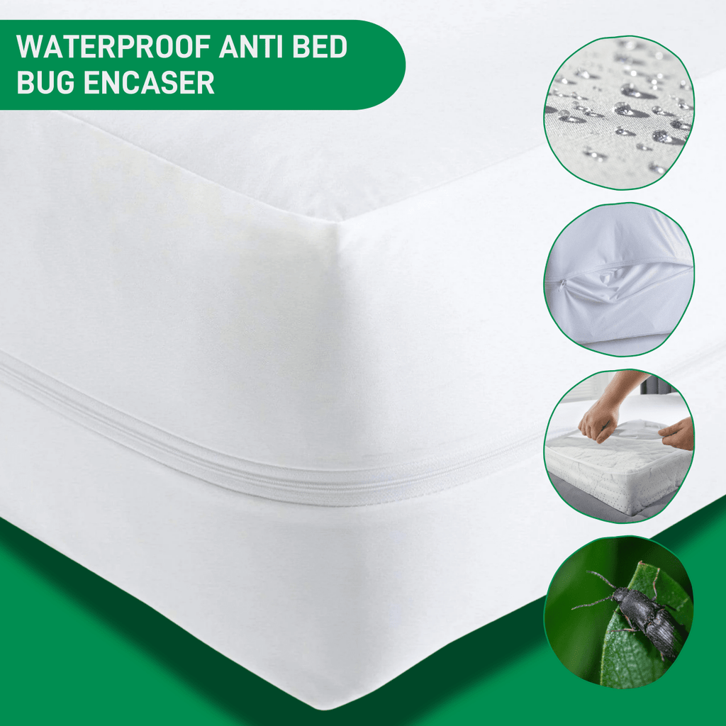 OLIVIA ROCCO Waterproof Anti Bed Bug Mattress Encaser Extra Deep Easy - Care Hotel - Quality Textile - Joe’s Haven