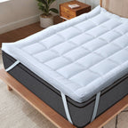 OLIVIA ROCCO Microfibre Mattress Topper Heavy Fill Extra Deep Anti Allergy Cooling - Joe’s Haven