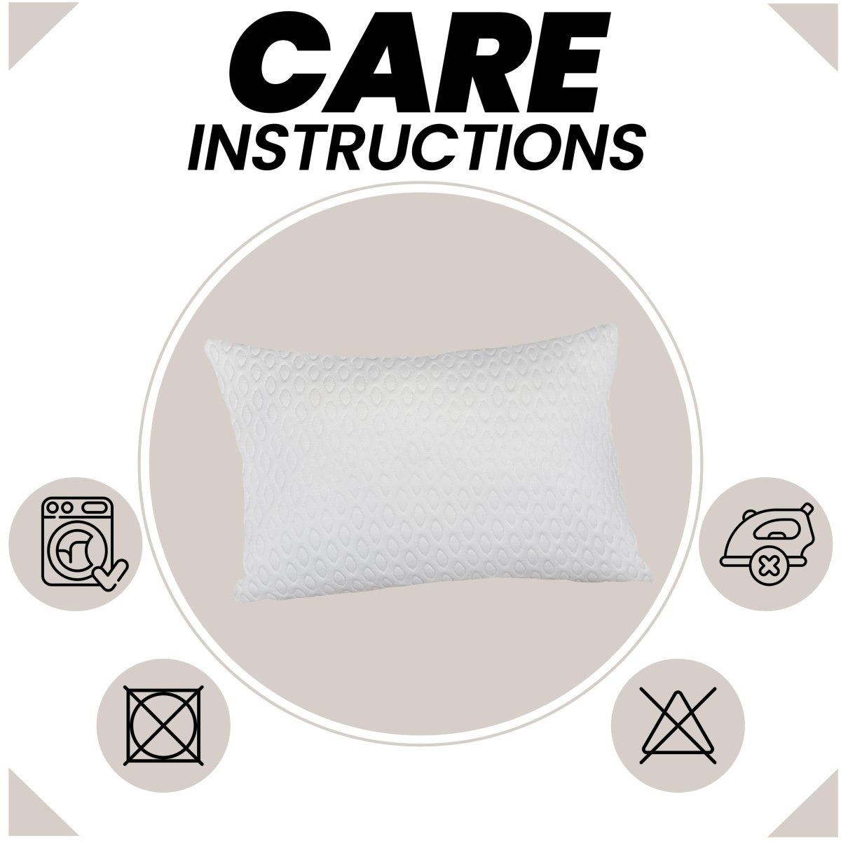 OLIVIA ROCCO Air Flow Pillow Hotel Quality Anti Snore Side Sleeper Premium Fibre Filling - Joe’s Haven