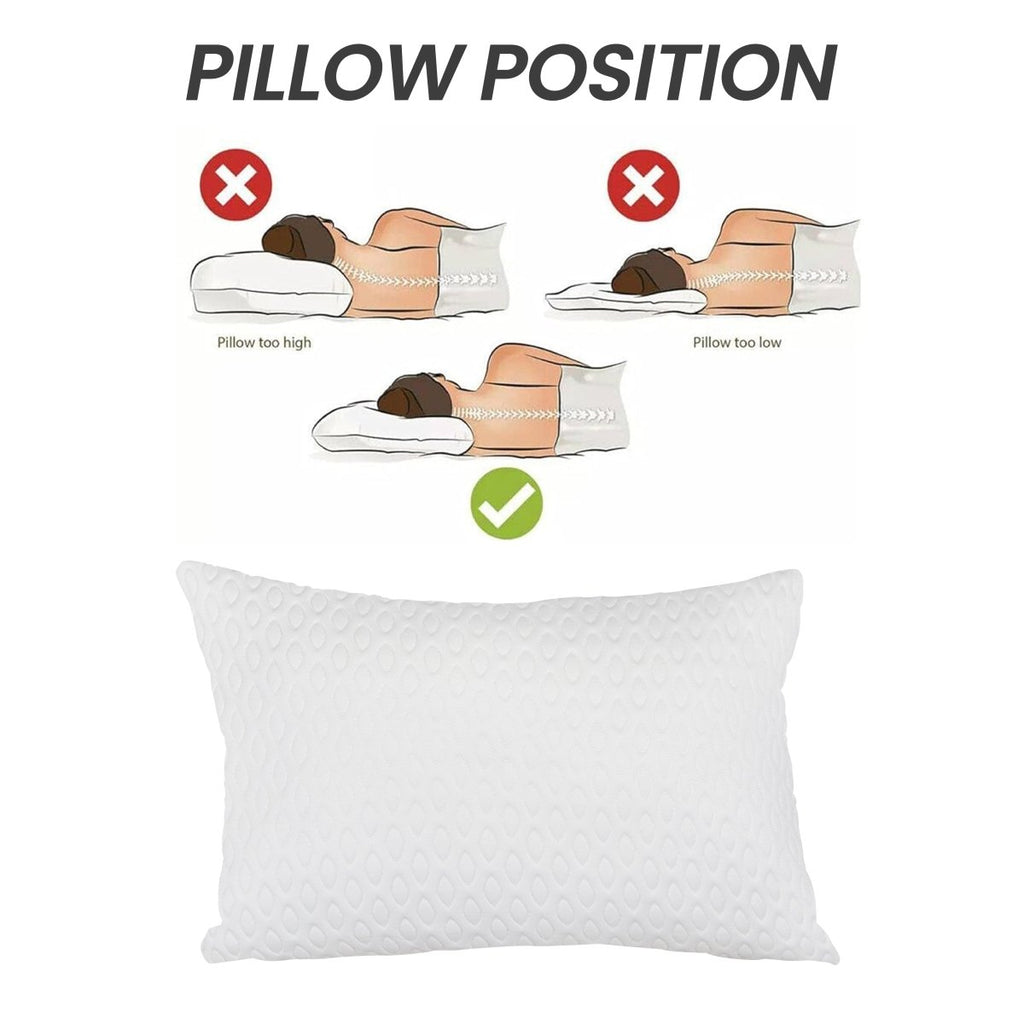 OLIVIA ROCCO Air Flow Pillow Hotel Quality Anti Snore Side Sleeper Premium Fibre Filling - Joe’s Haven