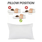 OLIVIA ROCCO Air Flow Pillow Hotel Quality Anti Snore Side Sleeper Premium Fibre Filling - Joe’s Haven