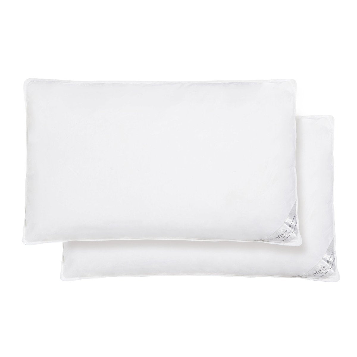 OLIVIA ROCCO 2 Pack Hypoallergenic Duck Feather And Down Pillows Hotel Quality Comfort - Joe’s Haven