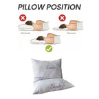 OLIVIA ROCCO Lavender Infused Microfibre Hotel Pillow Medium Support Hypoallergenic Side - Joe’s Haven