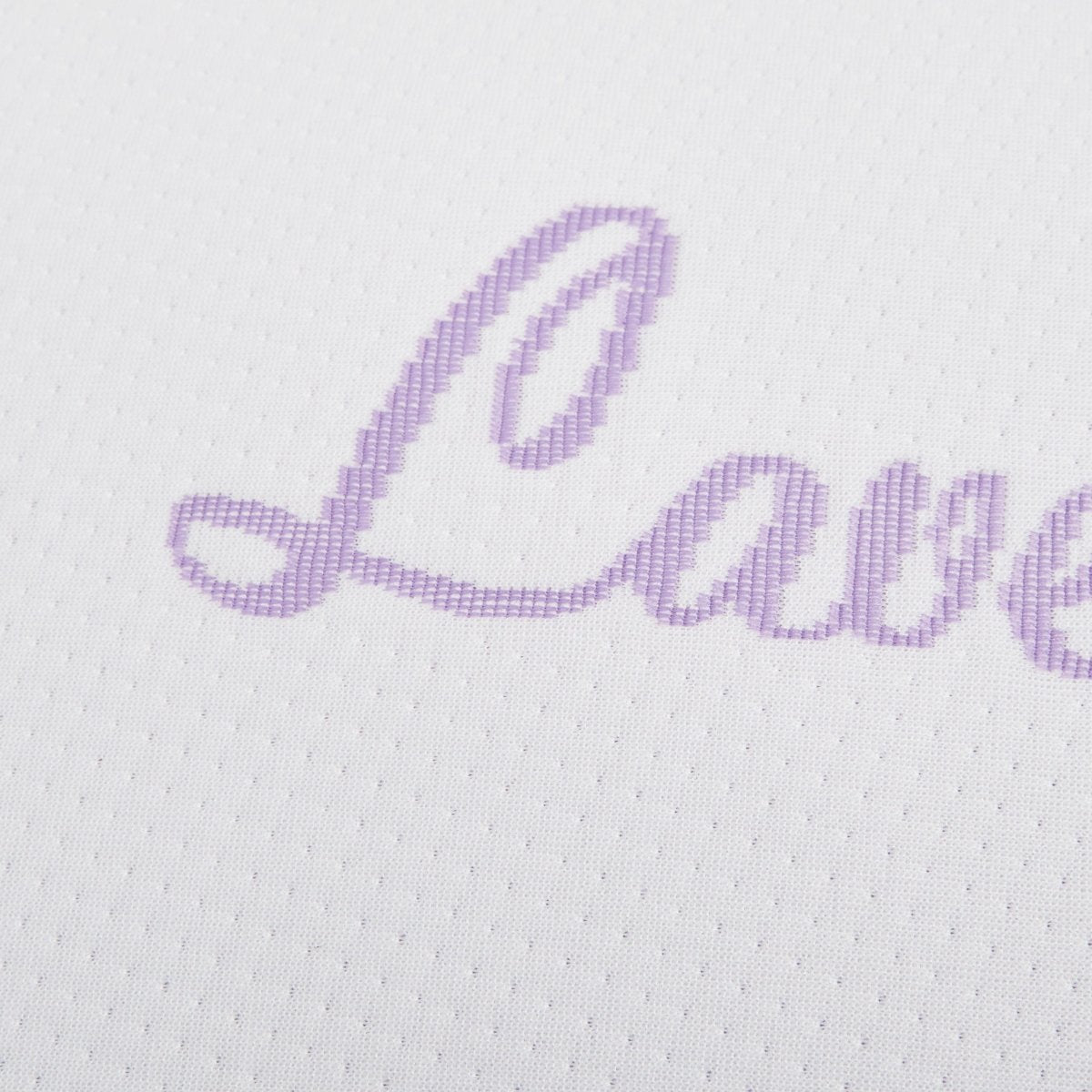 OLIVIA ROCCO Lavender Infused Microfibre Hotel Pillow Medium Support Hypoallergenic Side - Joe’s Haven