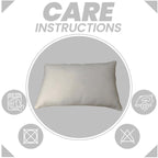 OLIVIA ROCCO Memory Foam Pillow Medium With Luxury Premium Fibre Filling Orthopaedic - Joe’s Haven