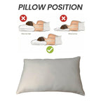 OLIVIA ROCCO Memory Foam Pillow Medium With Luxury Premium Fibre Filling Orthopaedic - Joe’s Haven