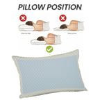 OLIVIA ROCCO Cooling Gel Memory Foam Pillow With Breathable Cover Orthopaedic Support - Joe’s Haven