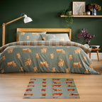 OLIVIA ROCCO Highland Cow Animal Print Non Slip Soft Durable Rug For Living Room Bedroom - Joe’s Haven