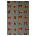 OLIVIA ROCCO Highland Cow Animal Print Non Slip Soft Durable Rug For Living Room Bedroom - Joe’s Haven
