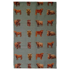 OLIVIA ROCCO Highland Cow Animal Print Non Slip Soft Durable Rug For Living Room Bedroom - Joe’s Haven