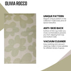 OLIVIA ROCCO Printed Rug Jardin Design Modern Non Slip Soft Durable Floor Rug For Living - Joe’s Haven