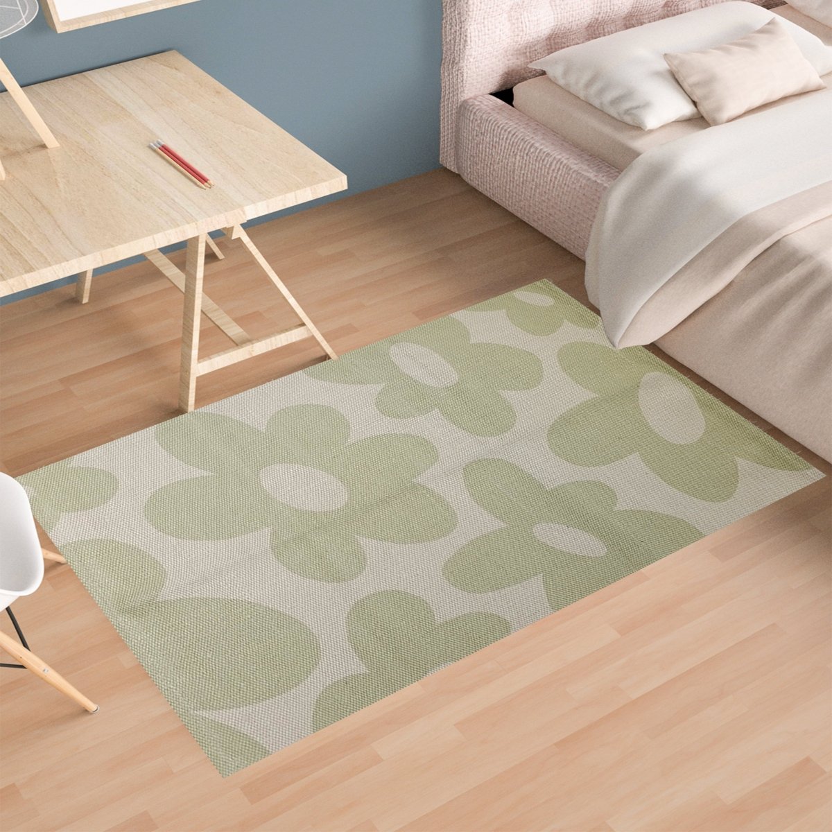 OLIVIA ROCCO Printed Rug Jardin Design Modern Non Slip Soft Durable Floor Rug For Living - Joe’s Haven