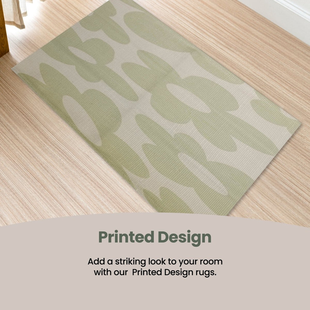 OLIVIA ROCCO Printed Rug Jardin Design Modern Non Slip Soft Durable Floor Rug For Living - Joe’s Haven
