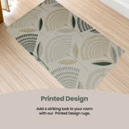 OLIVIA ROCCO Printed Rug Linnea Design Non Slip Soft Durable Floor Rug For Living Room - Joe’s Haven