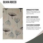 OLIVIA ROCCO Printed Rug Nina Design Colour Non - Slip Modern Floor Rug For Living Room - Joe’s Haven