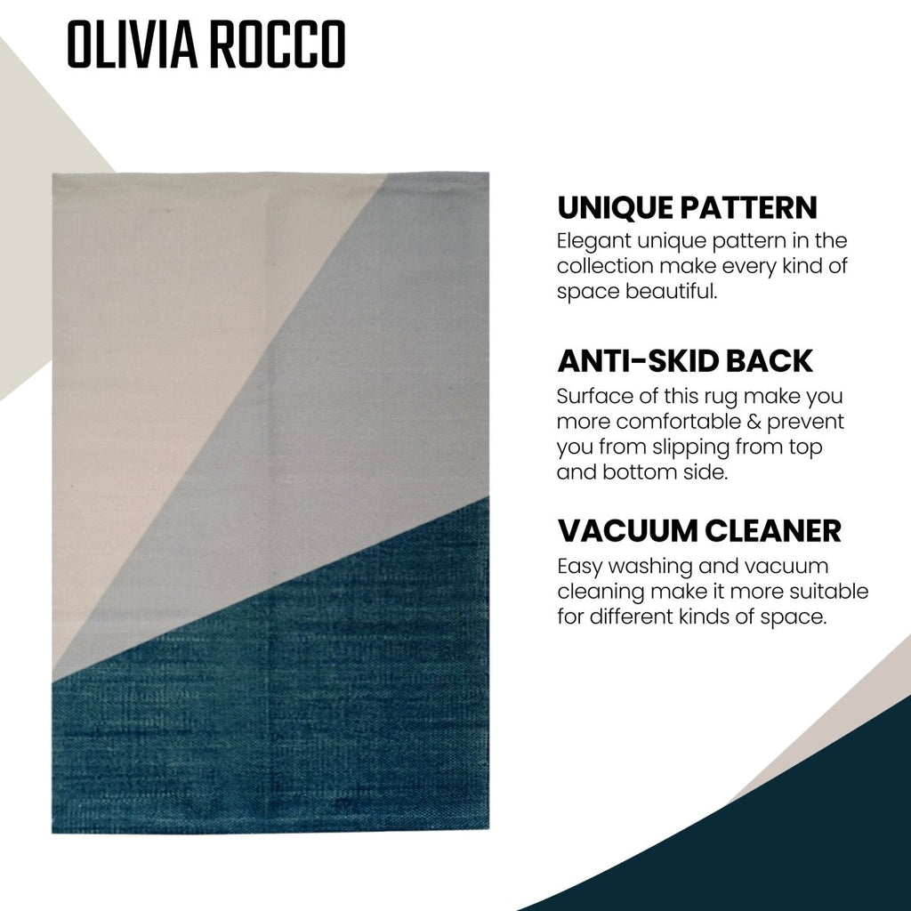 OLIVIA ROCCO Printed Rug Oslo Design Modern Non Slip Soft Durable Floor Rug In Oslo colour - Joe’s Haven