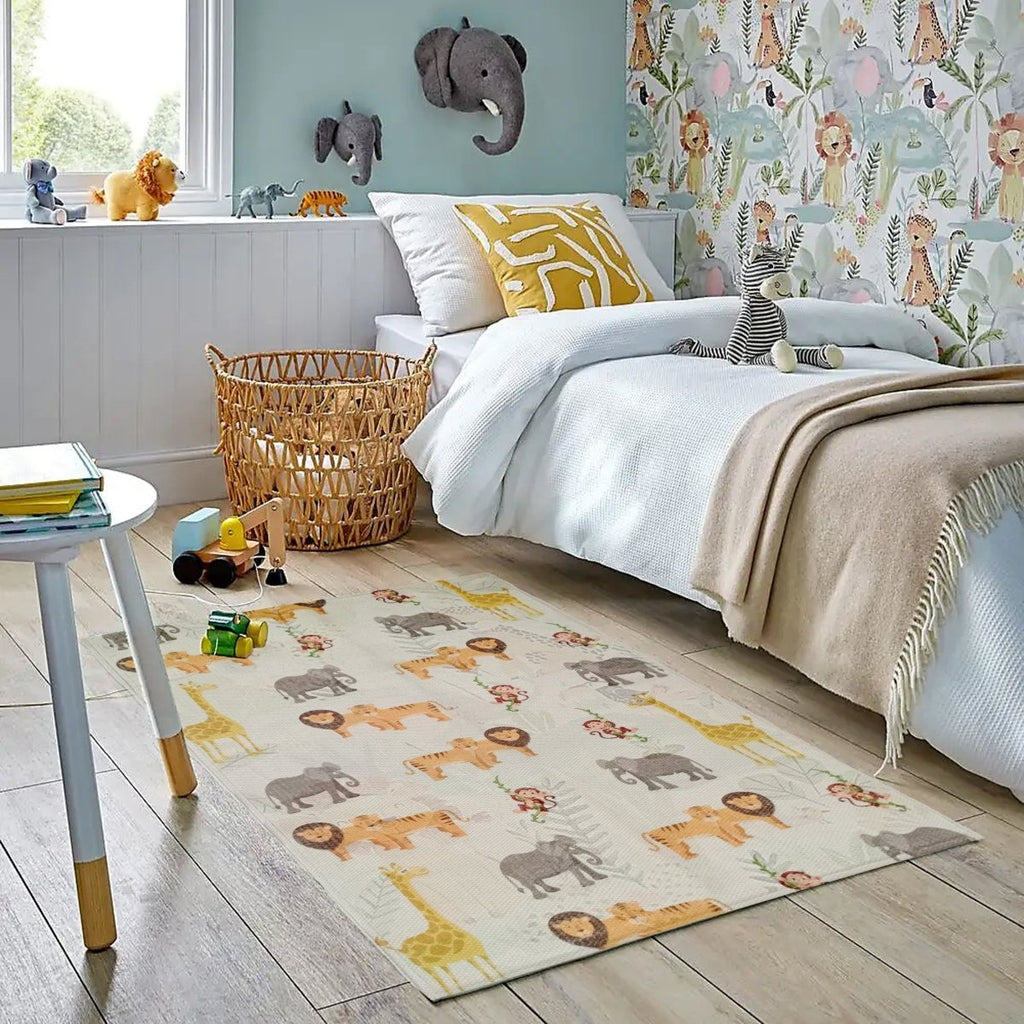 OLIVIA ROCCO Animal Print Rug Safari Non Slip Soft Durable Floor Rug for Living Room - Joe’s Haven