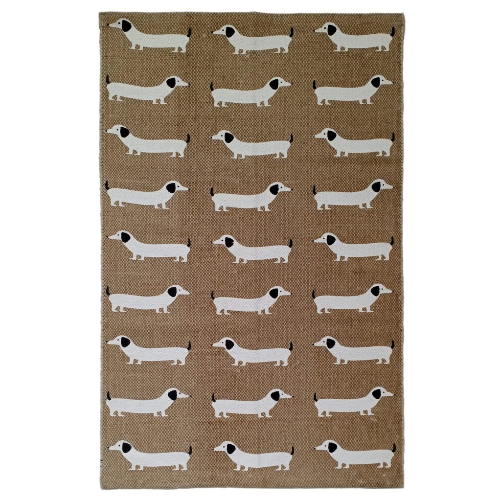 OLIVIA ROCCO Animal Print Sausage Dog Non - Slip Rug Eco - Friendly Durable Floor Rug - Joe’s Haven