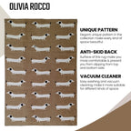 OLIVIA ROCCO Animal Print Sausage Dog Non - Slip Rug Eco - Friendly Durable Floor Rug - Joe’s Haven