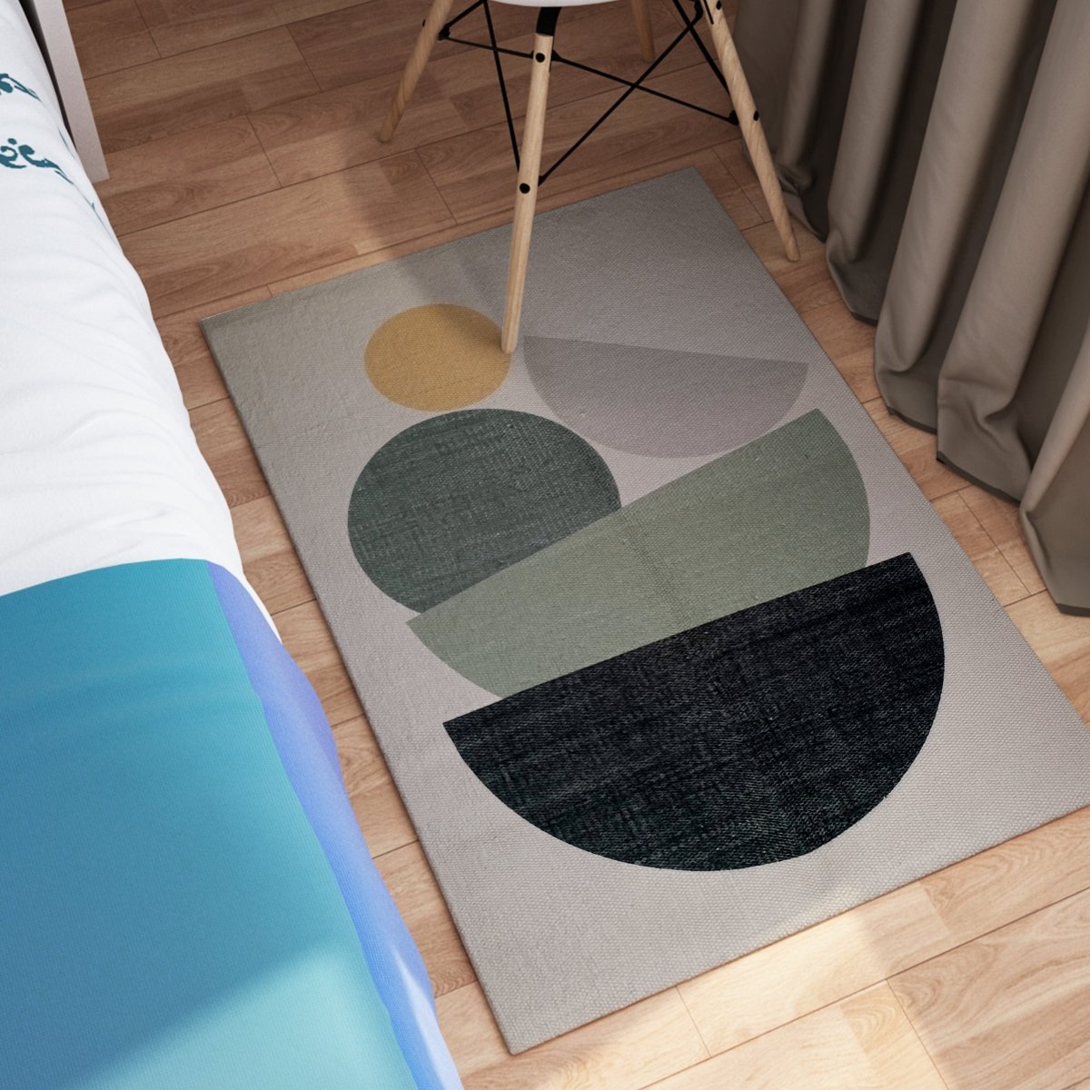 OLIVIA ROCCO Printed Rug Tokyo Design Modern Non - Slip Soft Durable Floor Rug For Living - Joe’s Haven