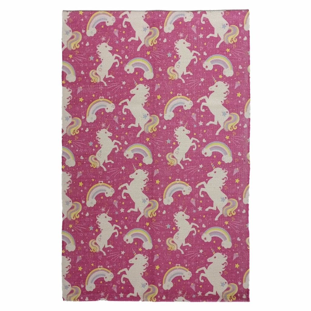 OLIVIA ROCCO Animal Print Unicorn Rug Non Slip Soft Durable Eco Friendly Floor Rug - Joe’s Haven