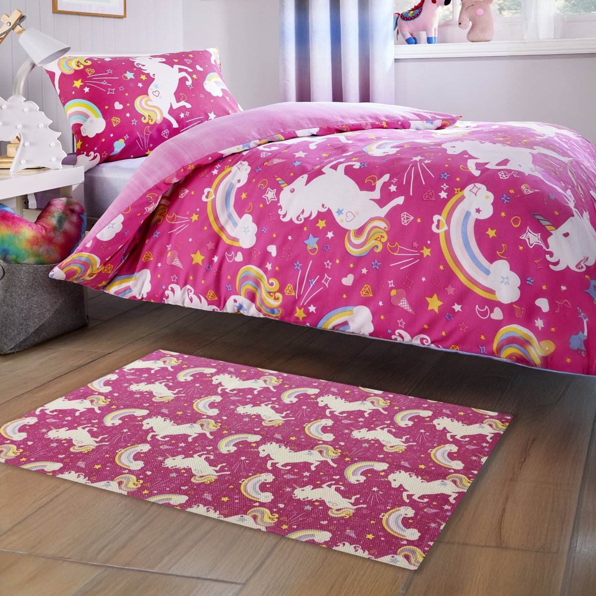 OLIVIA ROCCO Animal Print Unicorn Rug Non Slip Soft Durable Eco Friendly Floor Rug - Joe’s Haven