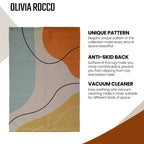 OLIVIA ROCCO Printed Rug Venus Design Modern Non Slip Soft Durable Floor Rug For Living - Joe’s Haven
