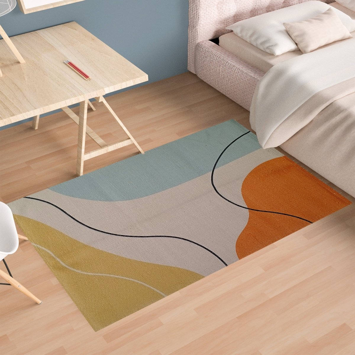 OLIVIA ROCCO Printed Rug Venus Design Modern Non Slip Soft Durable Floor Rug For Living - Joe’s Haven