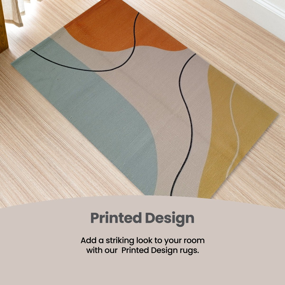OLIVIA ROCCO Printed Rug Venus Design Modern Non Slip Soft Durable Floor Rug For Living - Joe’s Haven