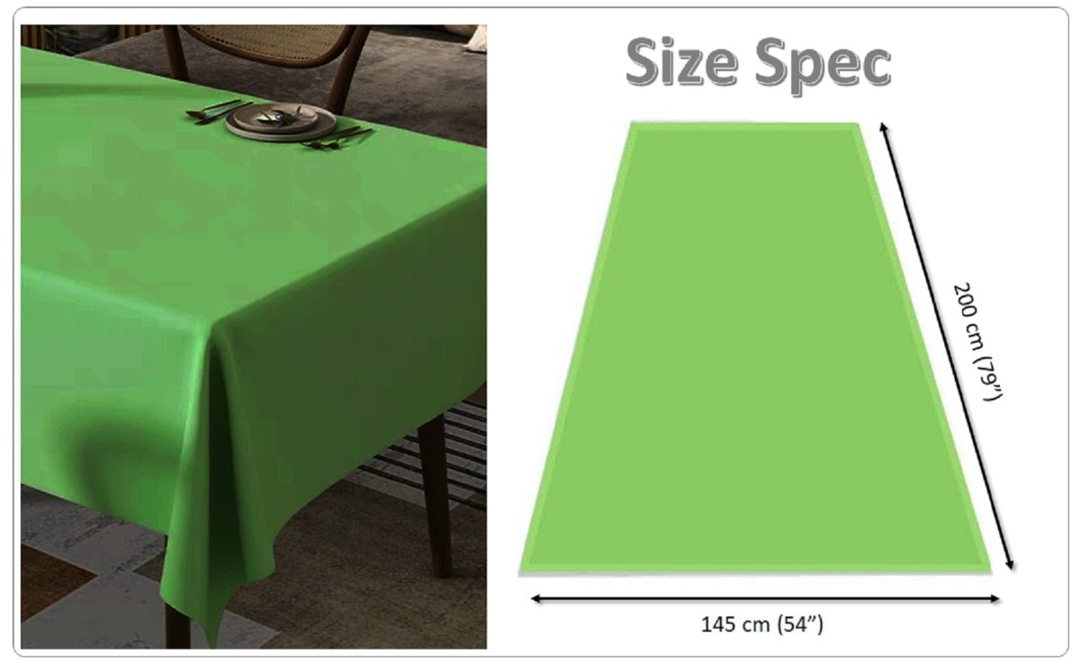 OLIVIA ROCCO Waterproof Wipe Clean Rectangular Tablecloth 145x200cm Stain Resistant - Joe’s Haven