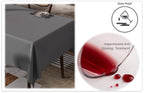 OLIVIA ROCCO Waterproof Wipe Clean Rectangular Tablecloth 145x200cm Stain Resistant - Joe’s Haven