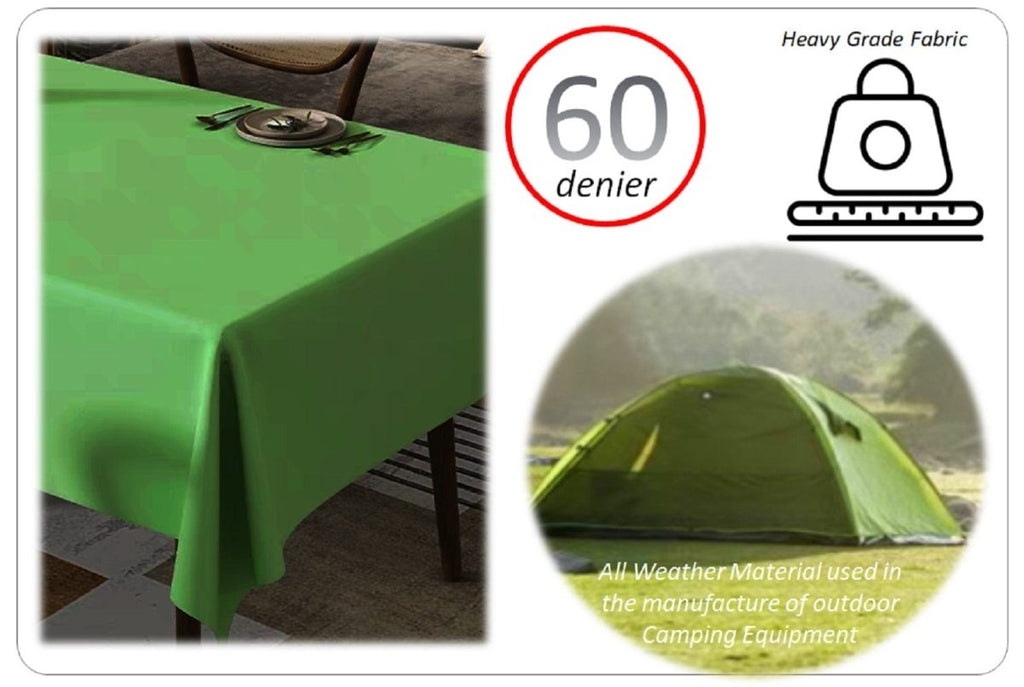 OLIVIA ROCCO Waterproof Wipe Clean Rectangular Tablecloth 145x200cm Stain Resistant - Joe’s Haven