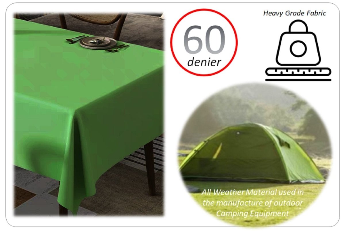 OLIVIA ROCCO Waterproof Wipe Clean Rectangular Tablecloth 145x200cm Stain Resistant - Joe’s Haven