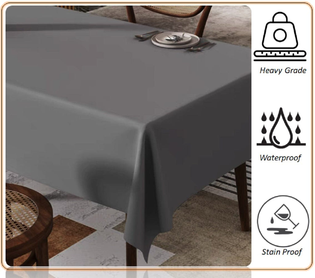 OLIVIA ROCCO Waterproof Wipe Clean Rectangular Tablecloth 145x200cm Stain Resistant - Joe’s Haven