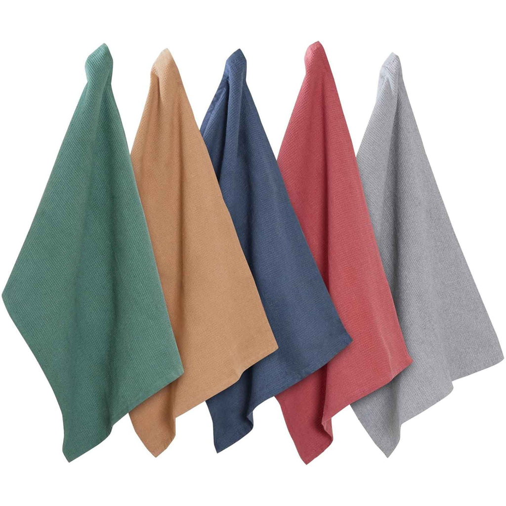 OLIVIA ROCCO 20 Pack Tea Towel Set Waffle Weave 100% Cotton Absorbent Durable Kitchen - Joe’s Haven