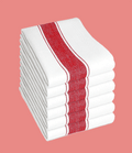 OLIVIA ROCCO Herringbone Tea Towels 100% Cotton Pack Of 6 50 By 75 Cm High Absorbency - Joe’s Haven