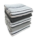 OLIVIA ROCCO 5 Pack Cotton Kitchen Tea Towels Striped Ribbed Waffle 45cm x 65cm Quick Dry - Joe’s Haven