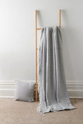 OLIVIA ROCCO Regal Handwoven Pure Cotton Throw Blanket Diamond Geometric Pattern - Joe’s Haven