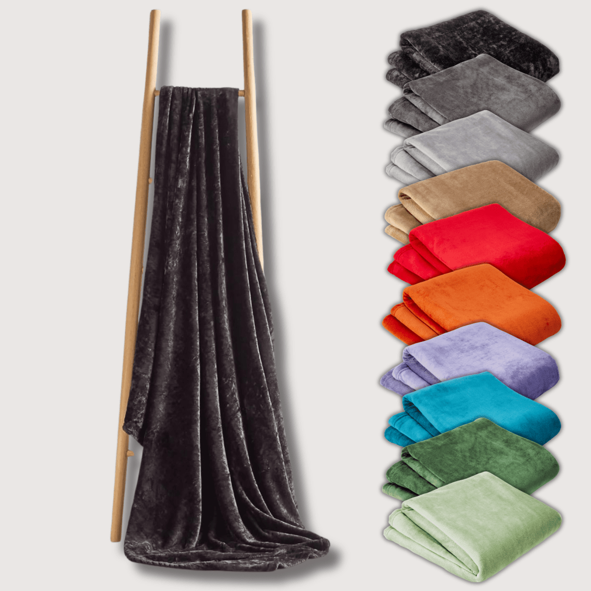OLIVIA ROCCO Flannel Ultra Soft Fleece Throw Blanket Lightweight All Season For Bed Sofa - Joe’s Haven