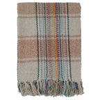 OLIVIA ROCCO Eco Friendly Recycled Cotton Picnic Blanket 130 x 150 cm Check Stripe Design - Joe’s Haven