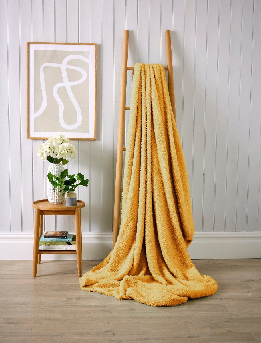 OLIVIA ROCCO Oversized Teddy Throw Blanket Super Soft Faux Fur Fleece For Sofa Or Bed - Joe’s Haven