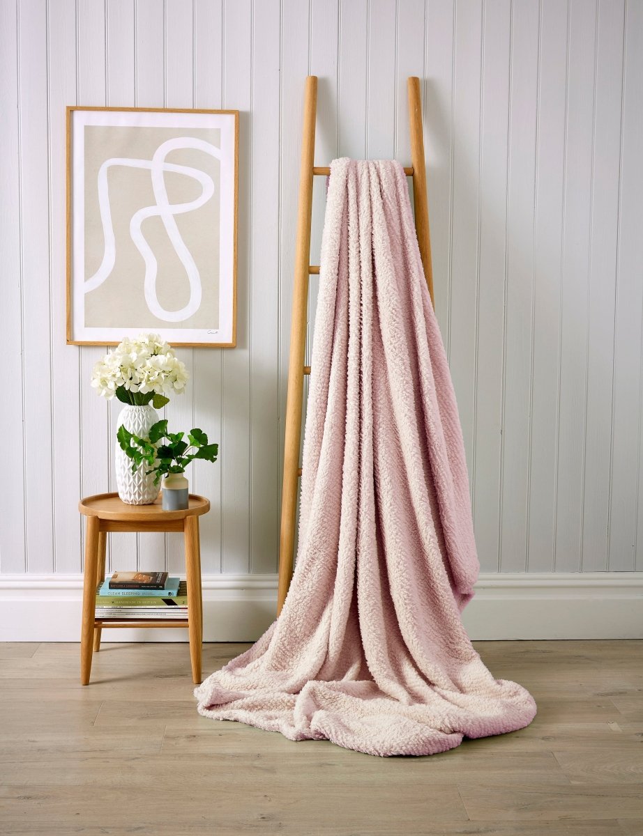 OLIVIA ROCCO Oversized Teddy Throw Blanket Super Soft Faux Fur Fleece For Sofa Or Bed - Joe’s Haven
