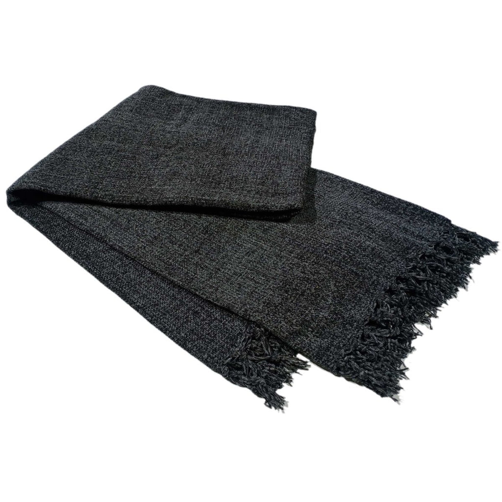 OLIVIA ROCCO Chenille Tassel Throw Blanket for Couch Sofa Chair Bed All - Season Cosy Sofa and Bedroom Layering - Joe’s Haven