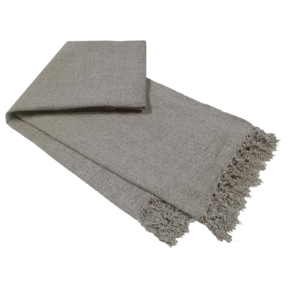 OLIVIA ROCCO Chenille Tassel Throw Blanket for Couch Sofa Chair Bed All - Season Cosy Sofa and Bedroom Layering - Joe’s Haven