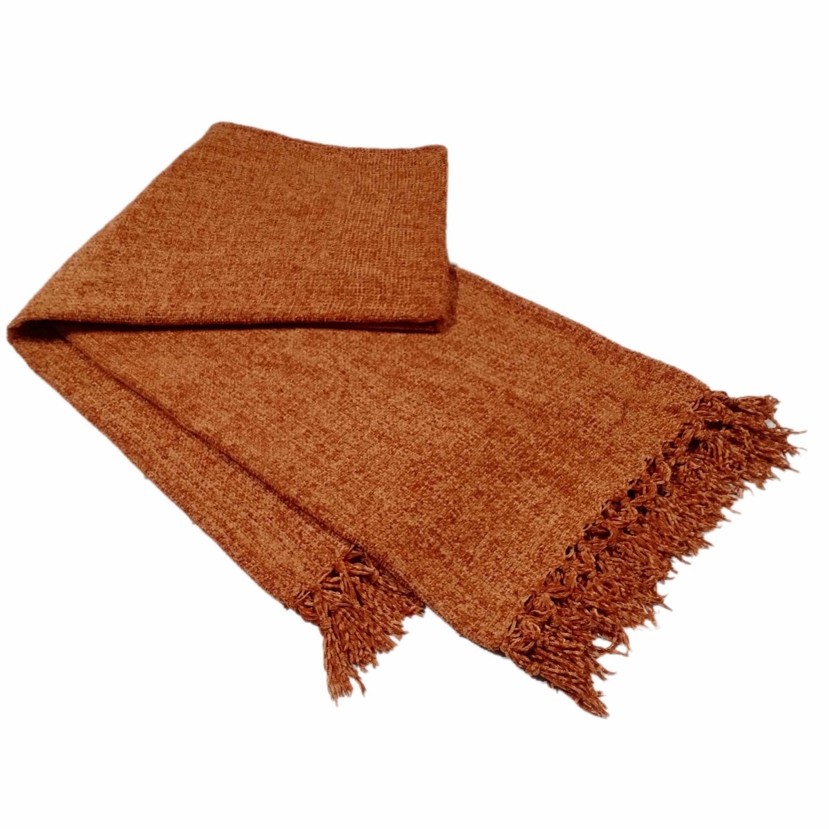 OLIVIA ROCCO Chenille Tassel Throw Blanket for Couch Sofa Chair Bed All - Season Cosy Sofa and Bedroom Layering - Joe’s Haven