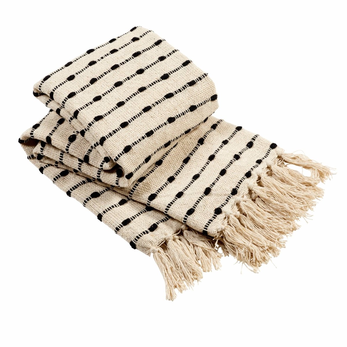 OLIVIA ROCCO Throw Blanket Lightweight Recycled Cotton Super Soft Eco Friendly Calming - Joe’s Haven