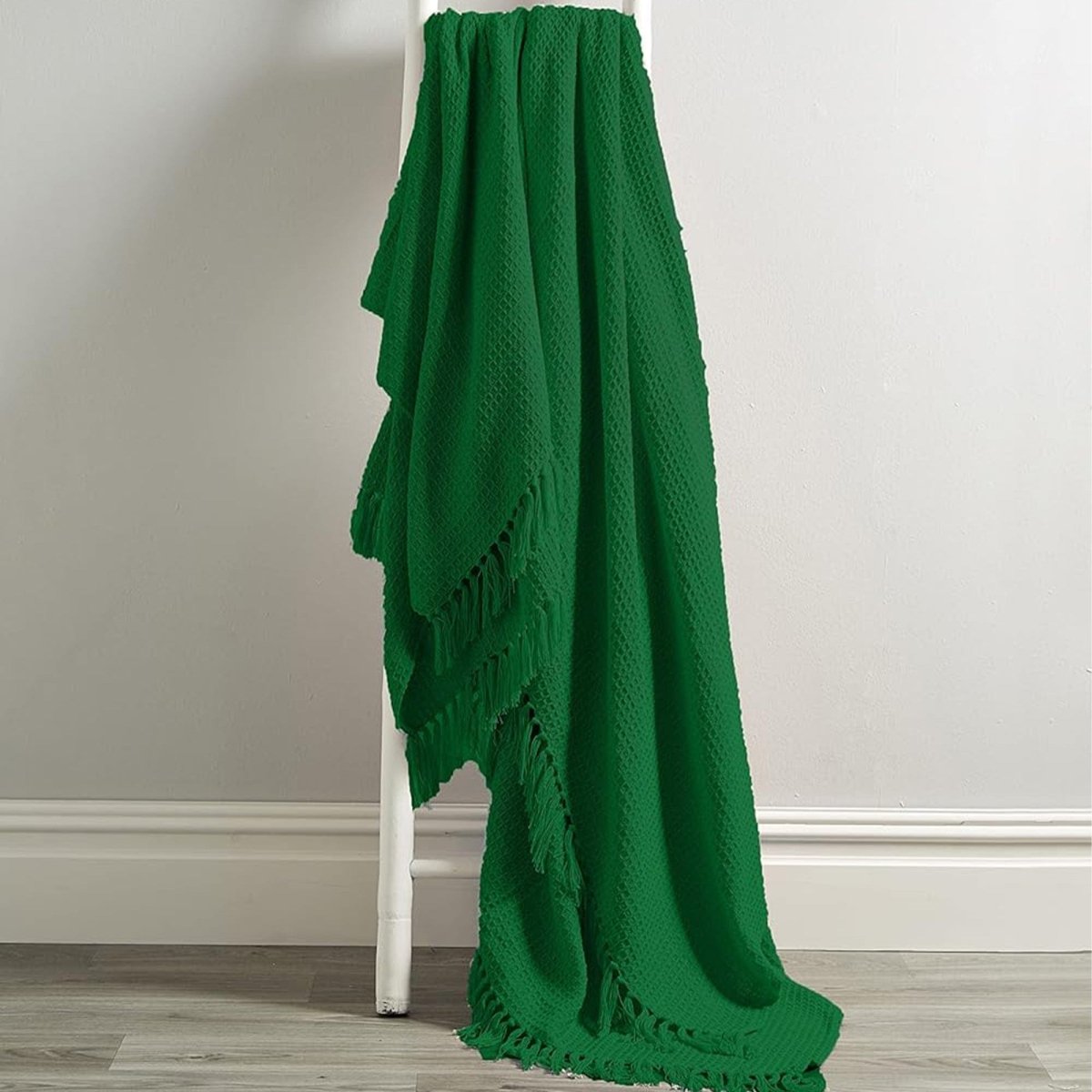 OLIVIA ROCCO Cotton Throw Super Soft Lightweight Eco Friendly Recycled Cotton For Sofa - Joe’s Haven